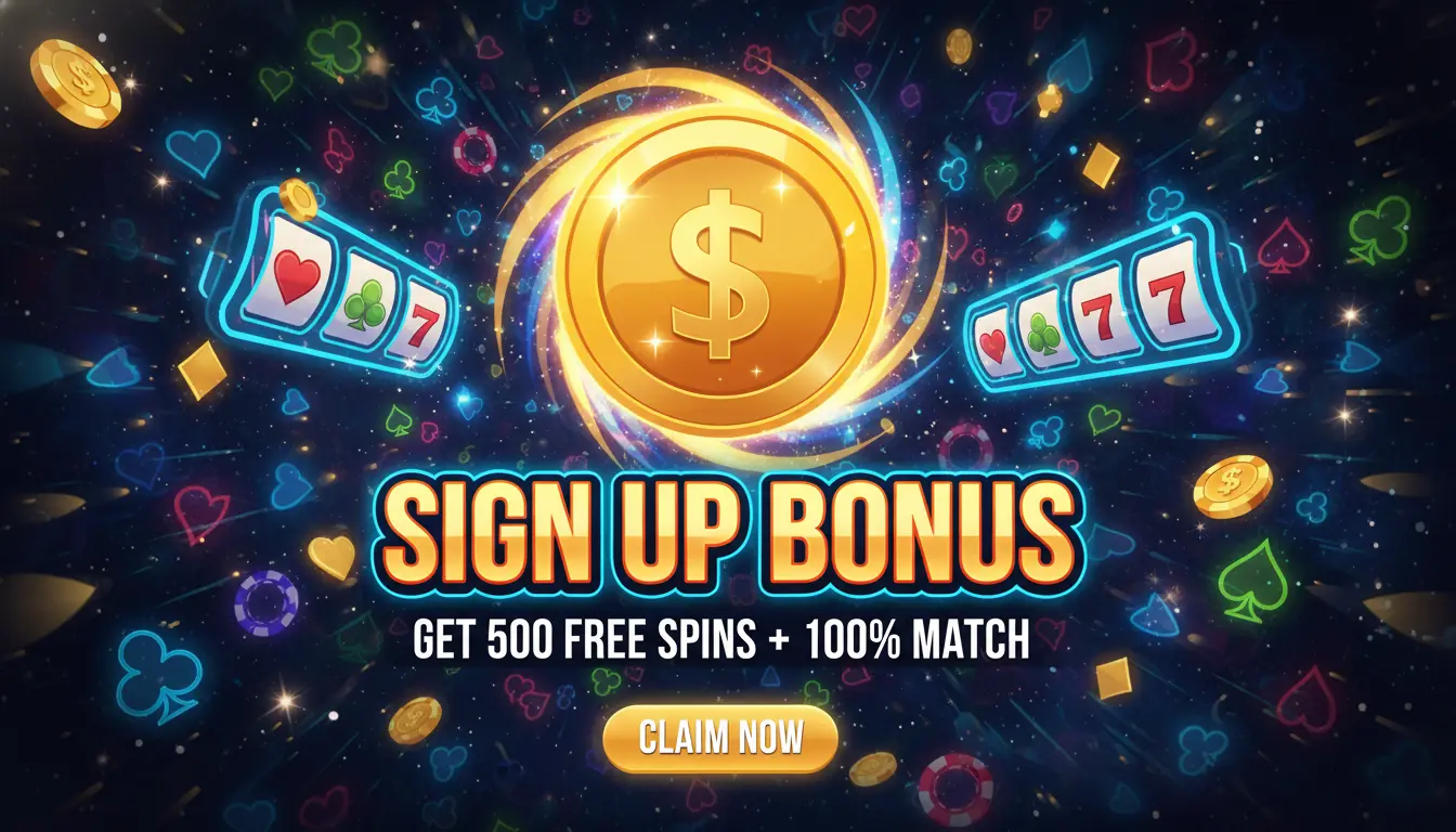 Sloty casino sign up bonus
